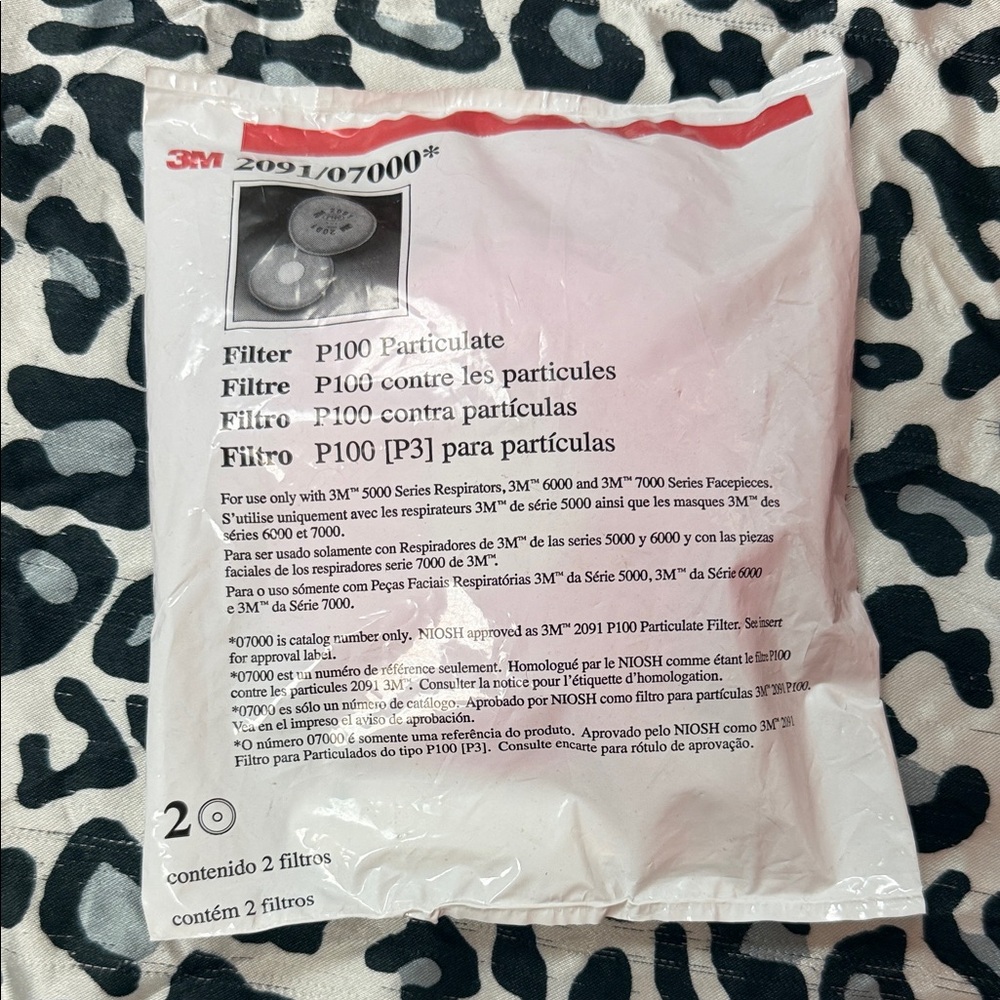 3M P100 Particulate Filters